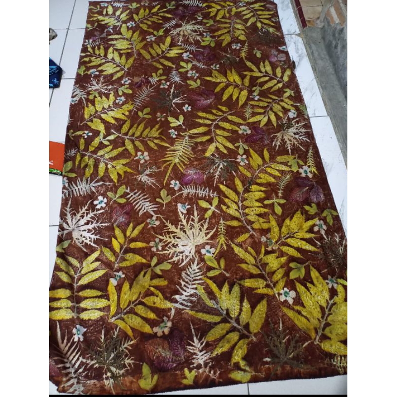 kain batik ecoprint katun primis
