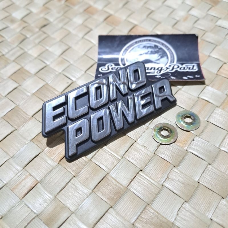 EMBLEM LOGO SAYAP ECONO POWER HONDA ASTREA PRIMA ORIGINAL NOS
