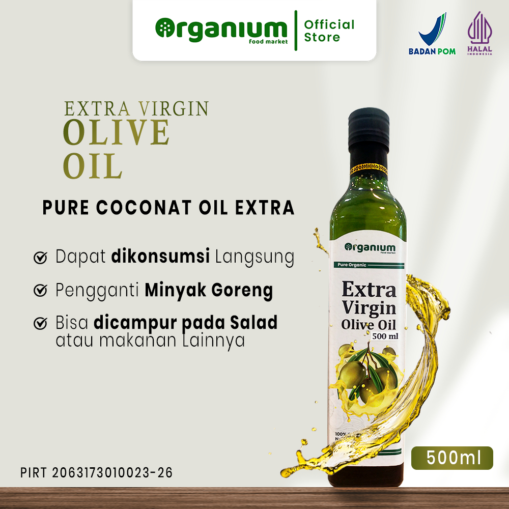 

Virgin Olive Oil ORGANIUM Asli Ekstrak Minyak Zaitun - 500ml