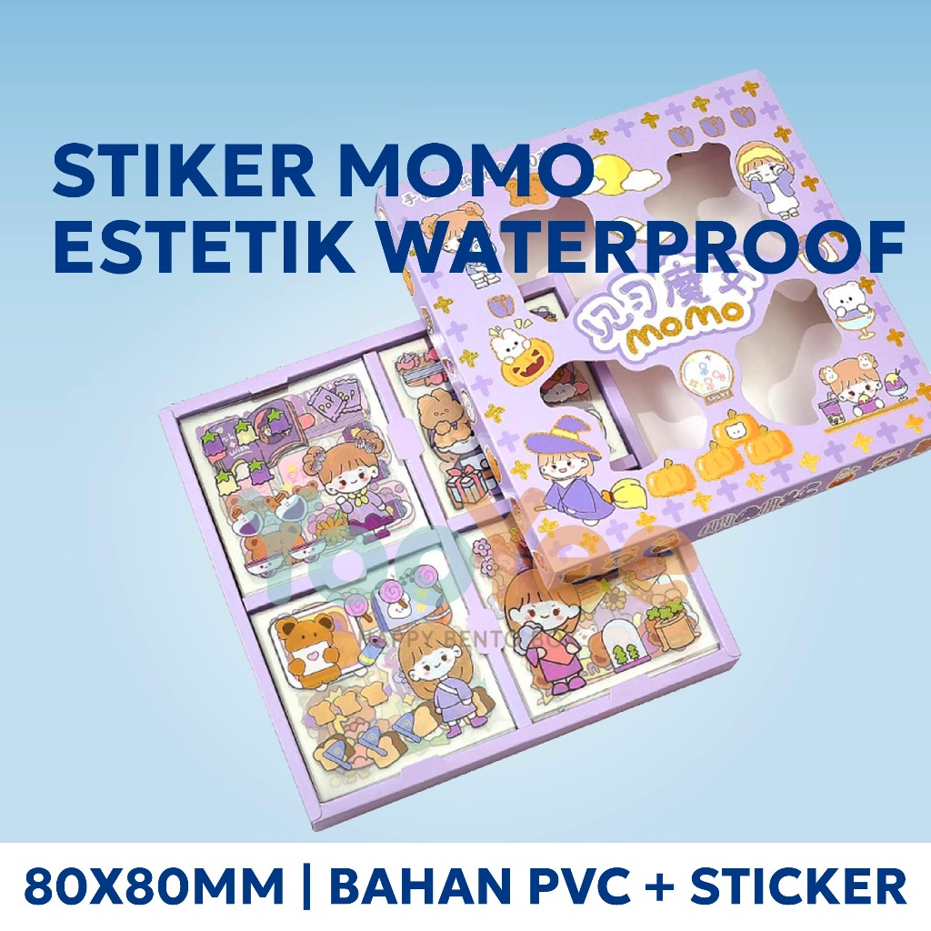 

Yooyee Sticker Momo Estetik Lucu Waterproff Tumblr