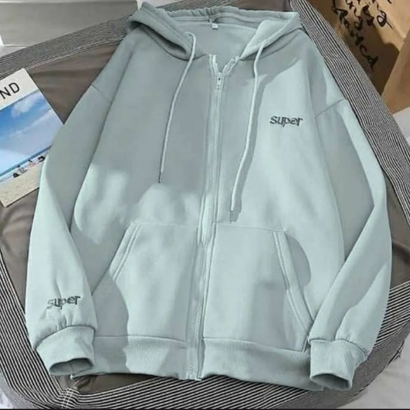 SAASHOP396 | Super Zipper Hodie / Jaket wanita hoodie resleting / Hoodie wanita resleting / Hoodie w