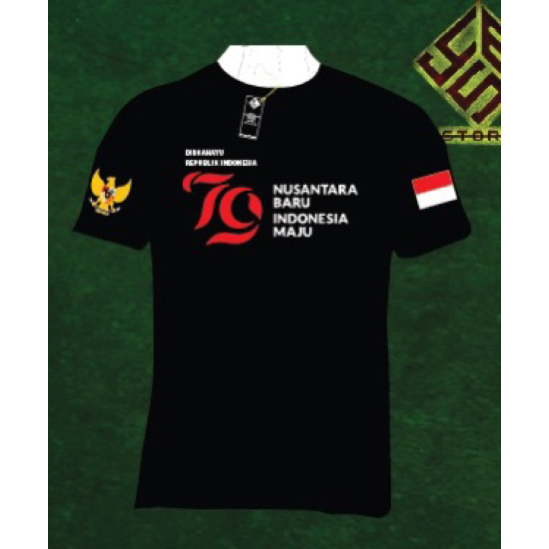 KAOS KEMERDEKAAN RI 79 KAOS NUSANTARA SABLON MURAH KEREN