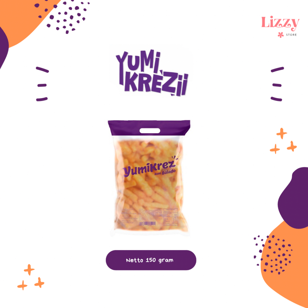 

Yumikrez Stik Balado Makanan Ringan Kemasan 150gram