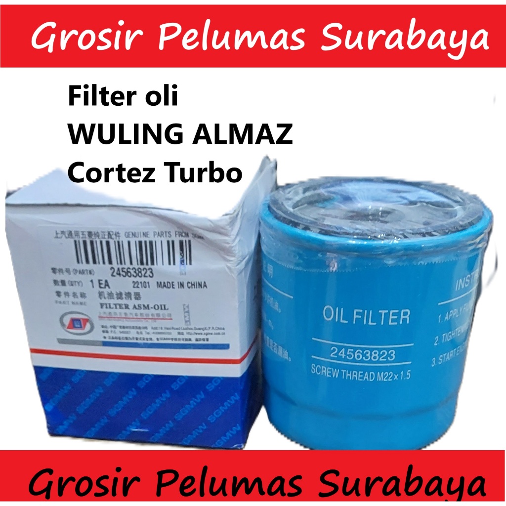 Filter Oli Wuling Almaz turbo Wuling Cortez Turbo SGMW 24563823