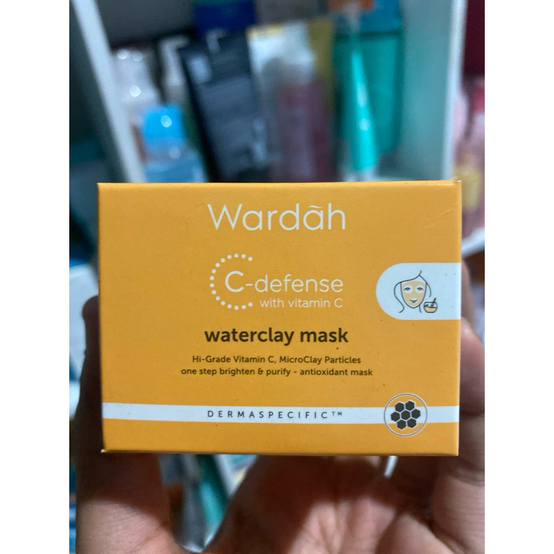 Wardah waterclay mask C-defence / Waterclay mask Wardah / Wardah masker / masker air wardah
