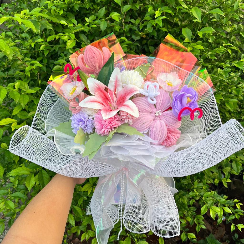 Large Artificial Bouquet | buket bunga besar | buket bunga palsu | buket wisuda