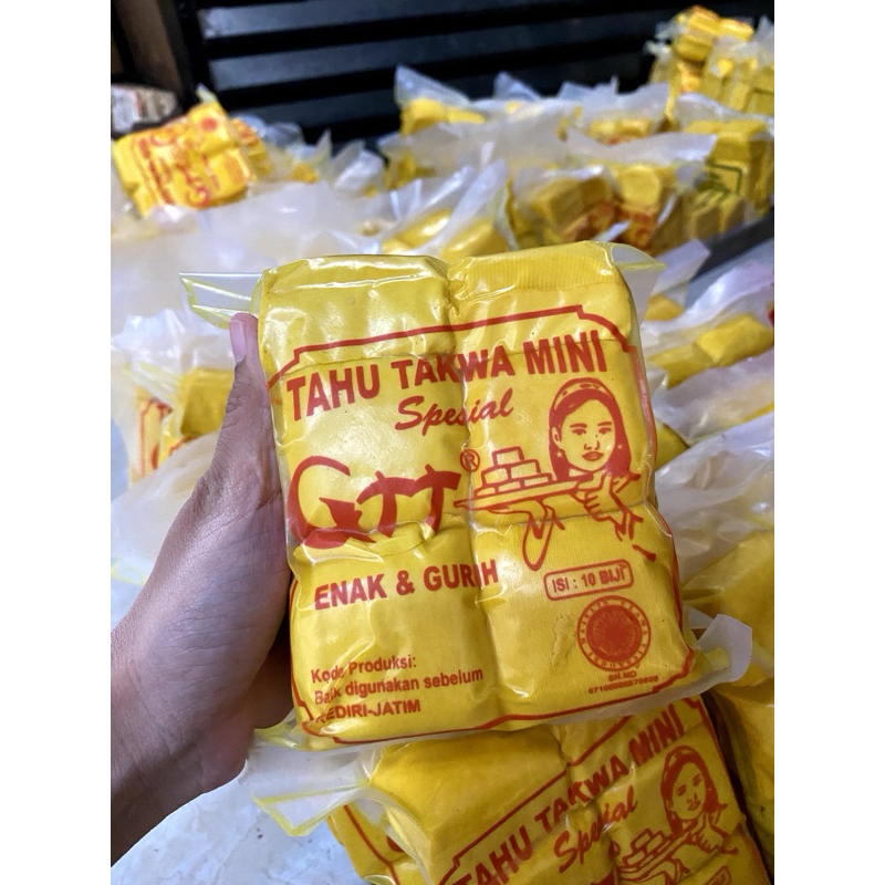 

Tahu Kuning Tahu Taqwa Kediri Asli Original Isi 10 Biji