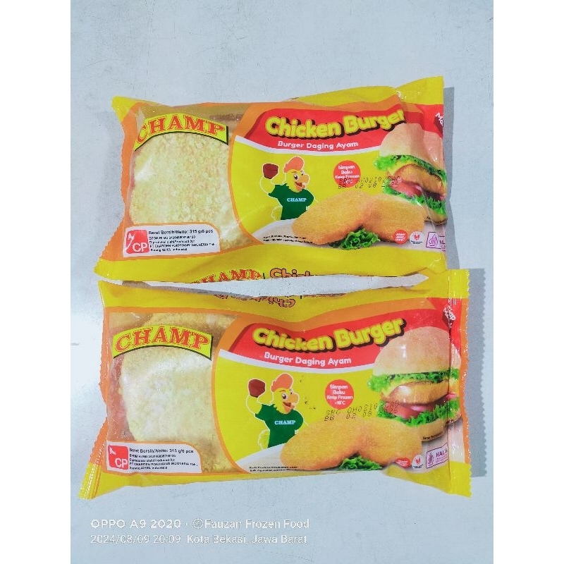 

Champ Chicken Burger isi 6pcs