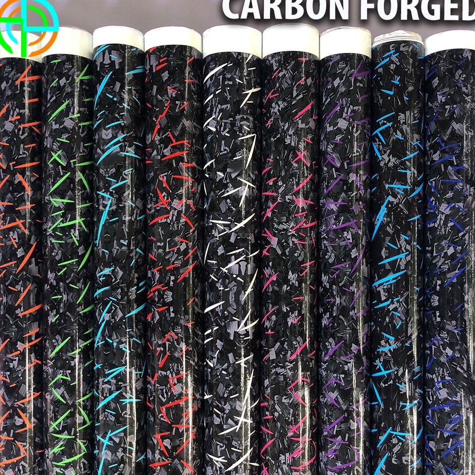 Spesial Stiker Skotlet Karbon Kevlar Roll lembaran 5x25cm carbon forged  Forged Carbon  Choped carbo
