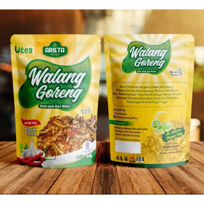 

walang goreng utes atau belalang goreng utes