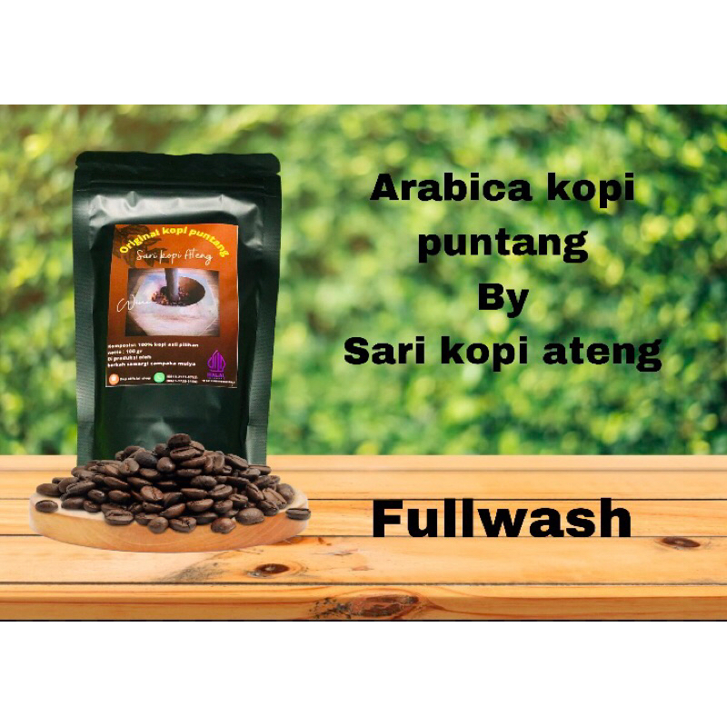 

arabika kopi puntang by Sari kopi ateng fullwash(100gr)