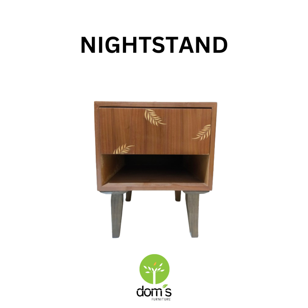 Dom's Nightstand/Bedside Table/Nakas Veneer Walnut