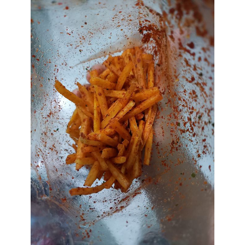 KERIPIK TUNJUK SINGKONG UBI CABE PEDAS ASIN GURIH RENYAH EMPUK OLEH OLEH PADANG SUMATERA BARAT CHRIS