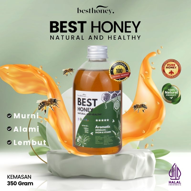 

Madu Asli Multiflora Super 350g Raw Honey Madu Murni Aromatic Original Natural - 100% Madu Asli