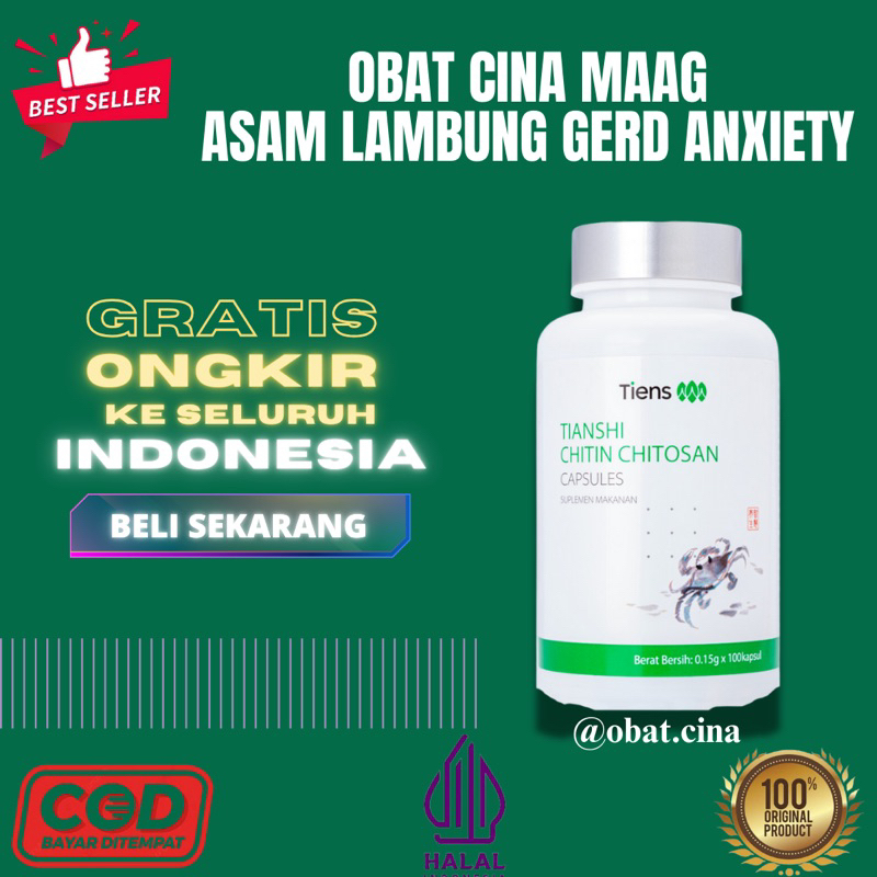 OBAT HERBAL CINA ASAM LAMBUNG | MAAG | GERD | ANXIETY | KISTA