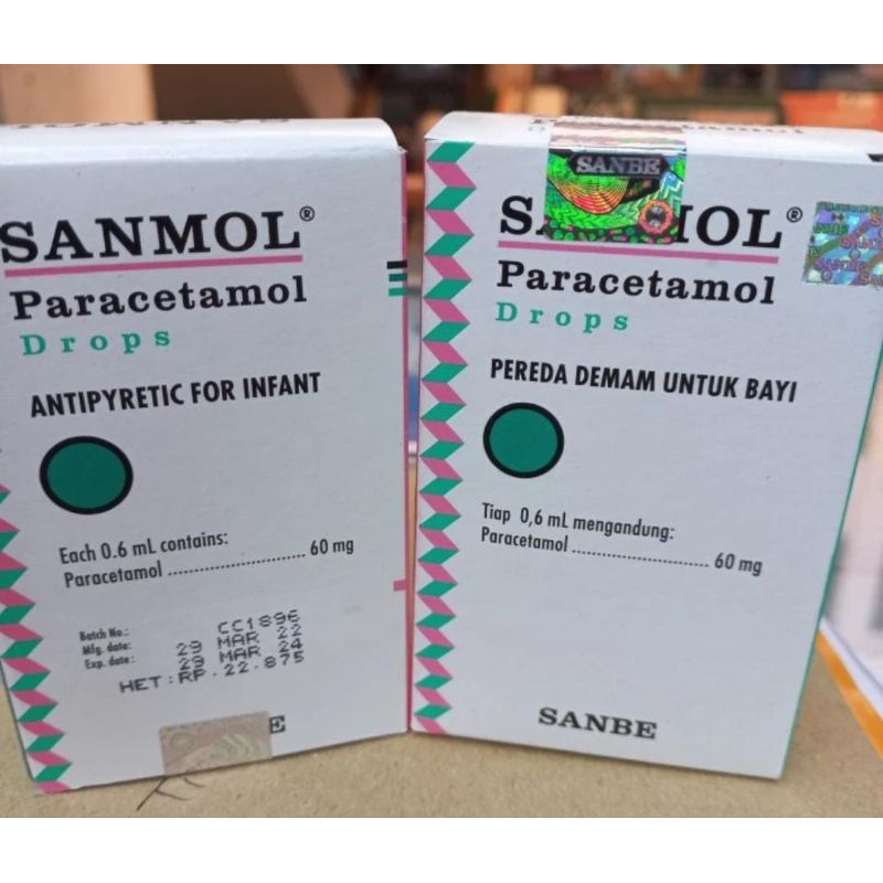 Sanmol Drop Pereda Demam Bayi