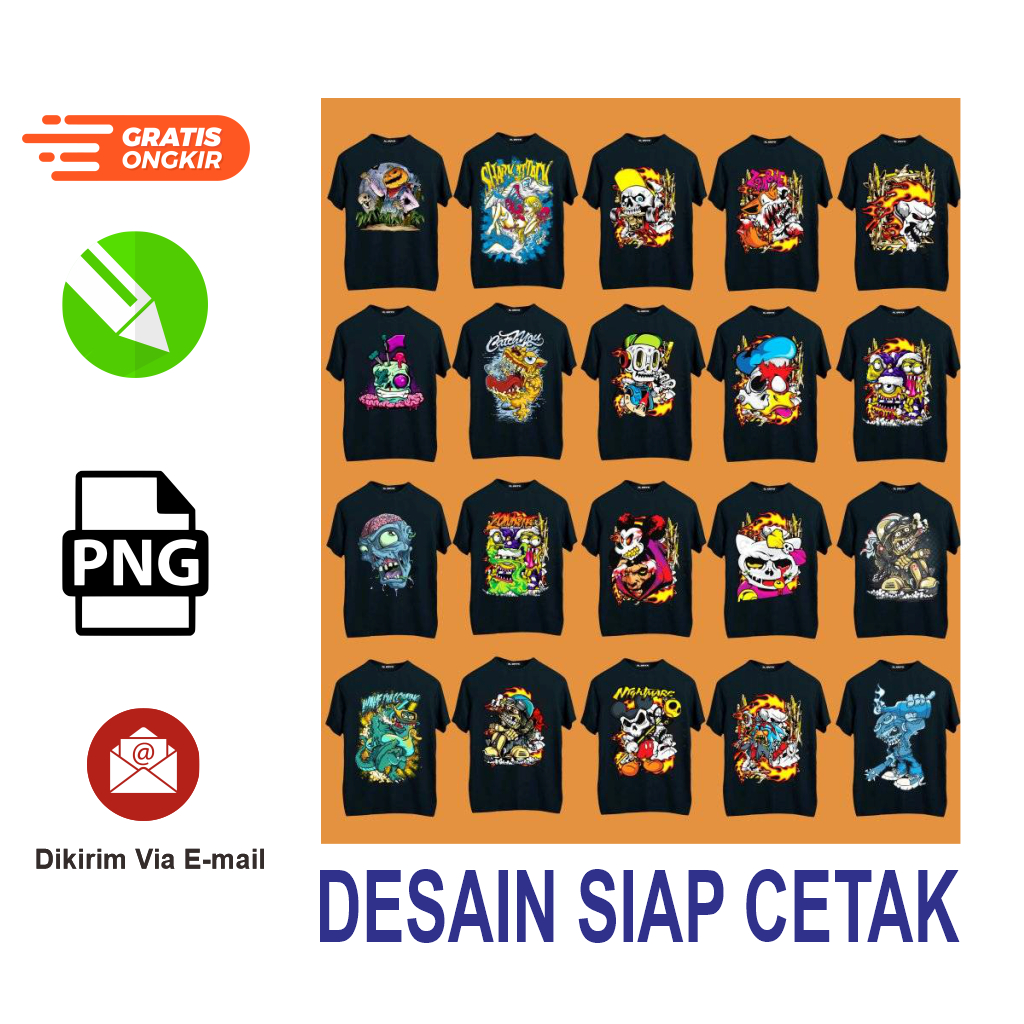 

(ID0200) Desain siap cetak untuk dtf format cdr & png