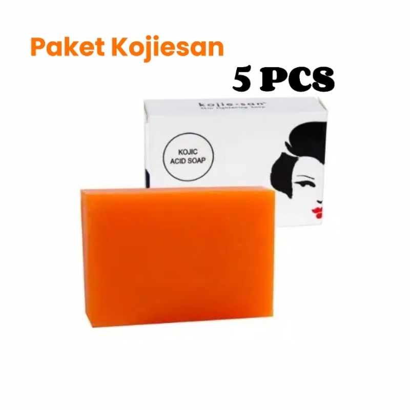 [5 Sabun] Paket hemat Kojiesan kojic Acid soap 65 gr