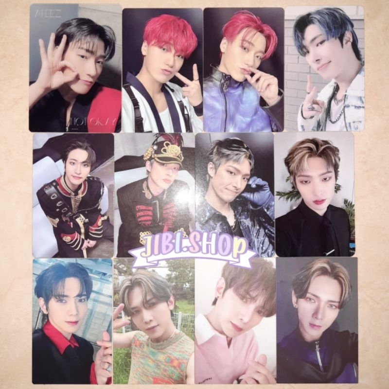 ateez san mingi seonghwa yeosang official album pc photocard the world will digipack zero fever luck