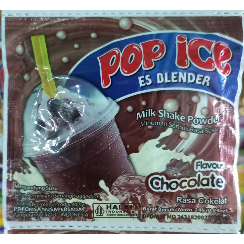 

Pop Ice All Varian Rasa 1 Receng Isi 10 Sachet @23g