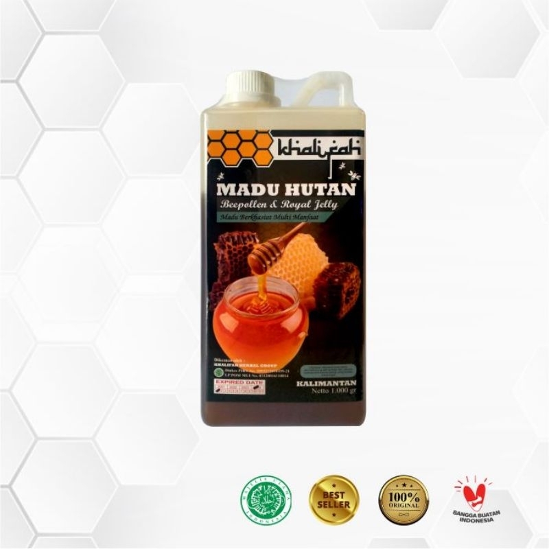 

Madu Hutan Kalimantan Khalifah 1 kg plus Royale Jelly MultiVitamin