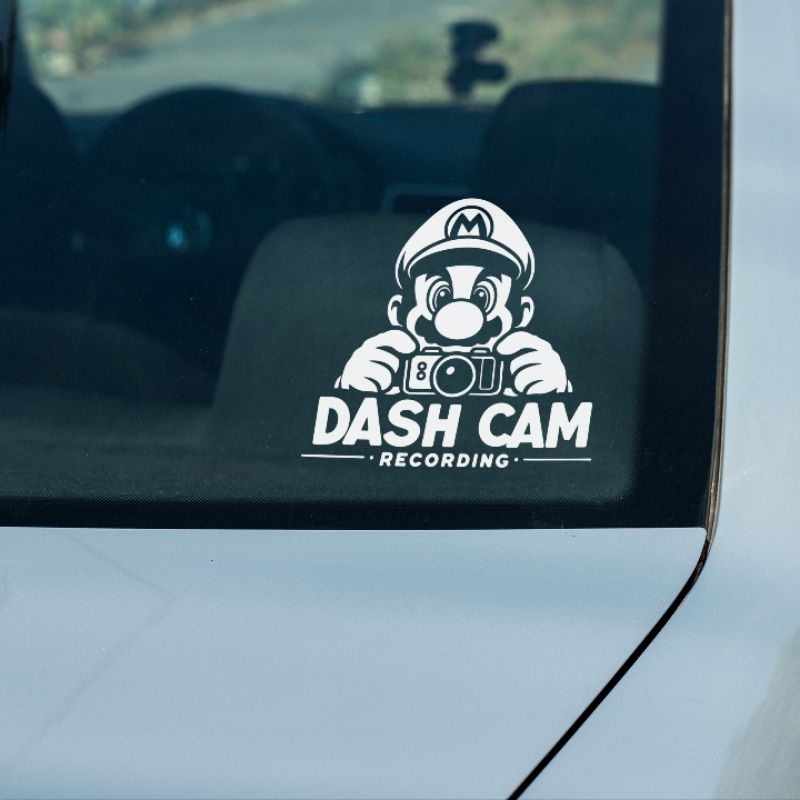 

Stiker Kaca Belakang Mobil CCTV Recording Model Mario
