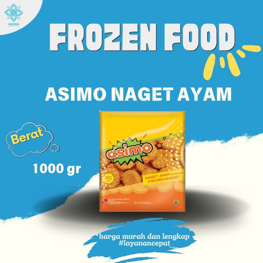 

ASIMO NAGET AYAM COIN (500, 1000gr)