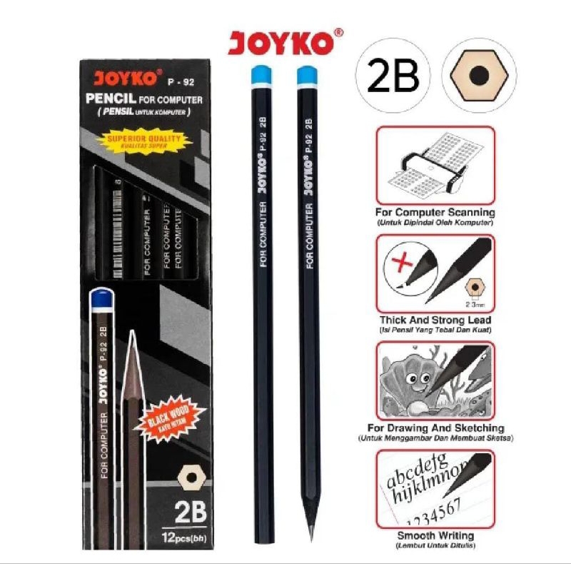 

Pensil Joyko P-92 12 Pcs