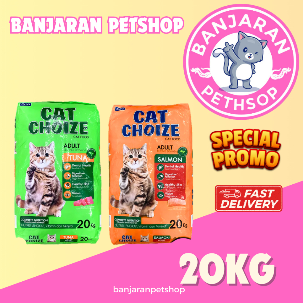 CAT CHOIZE TUNA & SALMON ADULT 20KG KHUSUS ekspedisi