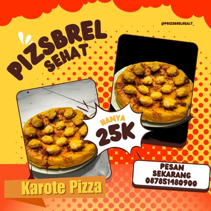 

PIZSBREL HEALTH (KAROTTE PIZZA) Varian Wortel