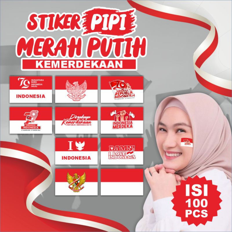 

STIKER PIPI / STIKER MERAH PUTIH / STIKER HUT RI