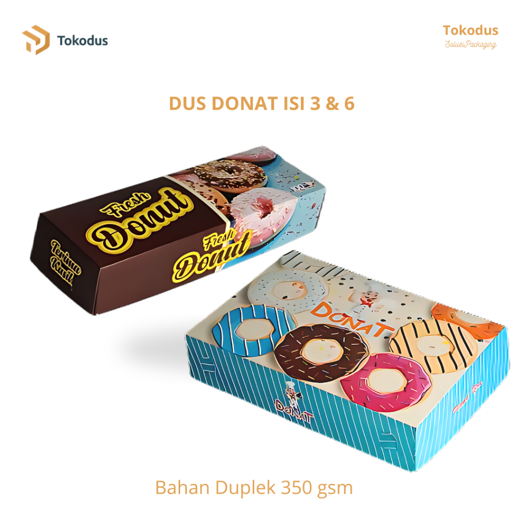 

Dus Donat Isi 3 & 6 | Dus Kue | Dus Kue Donat | Dus Donat - Tokodus Cibaduyut