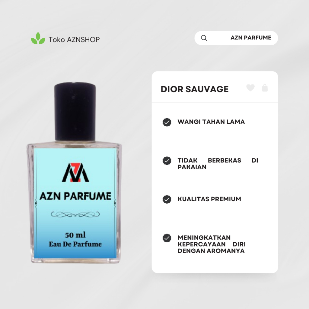 AZN PARFUM LARIS PRIA DIOR SAUVAGE MINYAK WANGI LAKI LAKI PEMIKAT WANITA PARFUME BEST SELLER