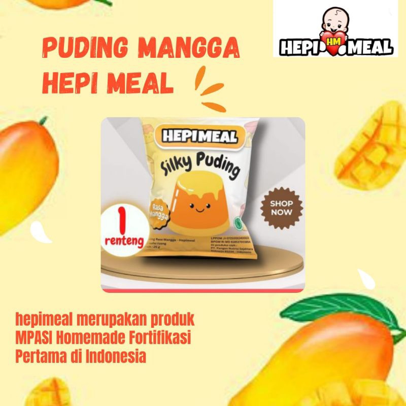 PUDING Hepi Meal Makanan Untuk Bayi Hingga Dewasa