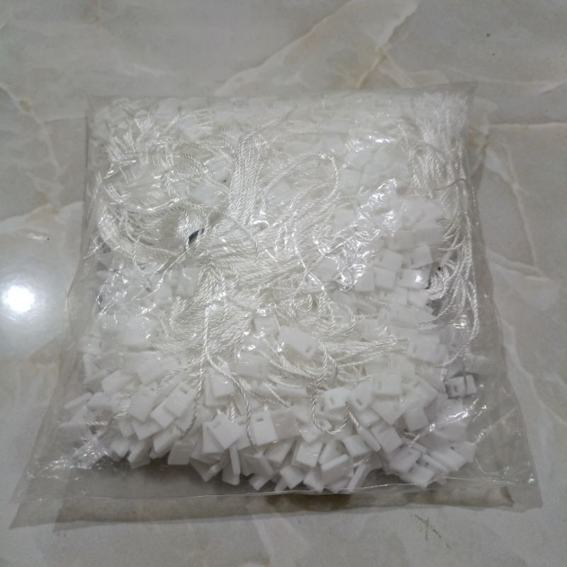 

Tali Hand tag isi 1000pcs Warna Putih