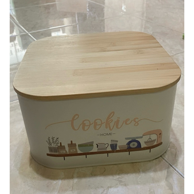 toples penyimpanan by informa, veneta cookies canister cream