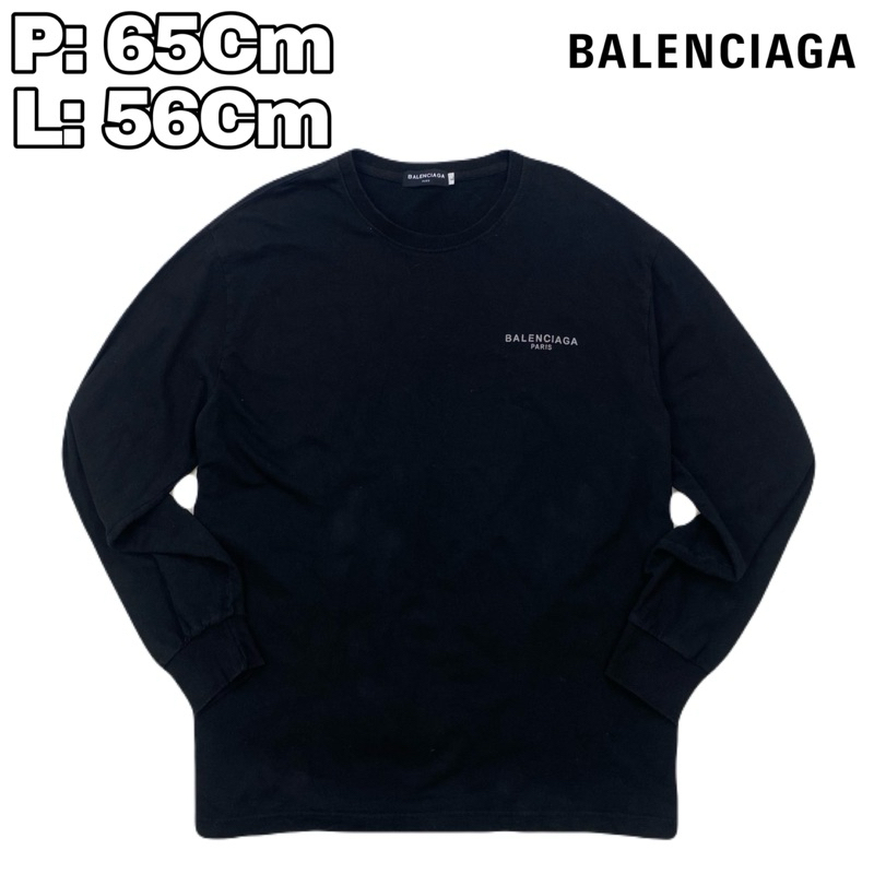 B99 Crewneck Balenciaga Paris Montaigne Avanue  Baju Sweetshirt Sweeter Hitam Original Authentic
