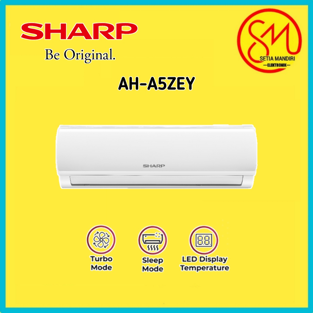 AC SHARP 0.5 PK AHA05ZEY / AHA 05ZEY New Refrigrant 100% ORI - GARANSI RESMI