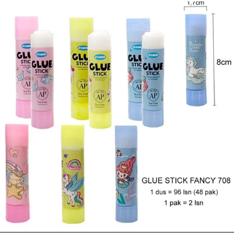 

gk Lem Stik/Glue Stick 8grm Stark ( 1pak/24pcs )