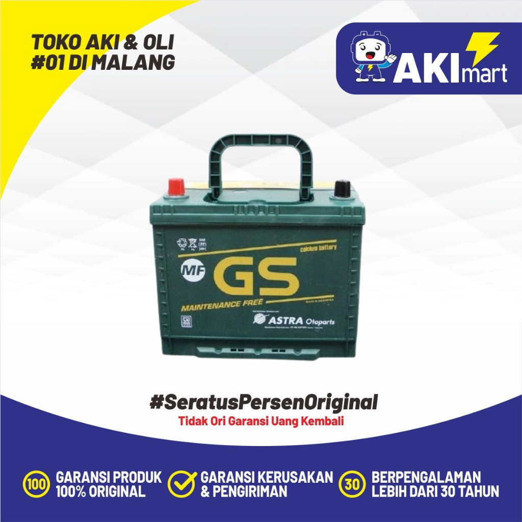 GS Astra MF NX110-5L Aki Mobil