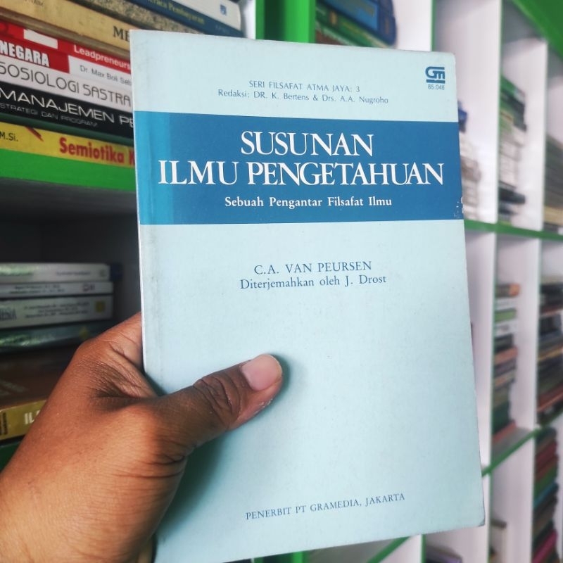 (ori) buku susunan ilmu pengetahuan: sebuah pengantar filsafat ilmu - C.A. Van Peursen