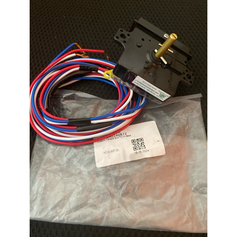 Timer wash mesin cuci Sharp original QSWTBAO24QBzz WASH TIMER SWITCH 45M DXT 45M 3A 250v