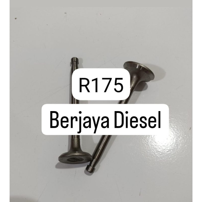 R175 intake & exhaust ValveValve in / ex untuk engine diesel type R175