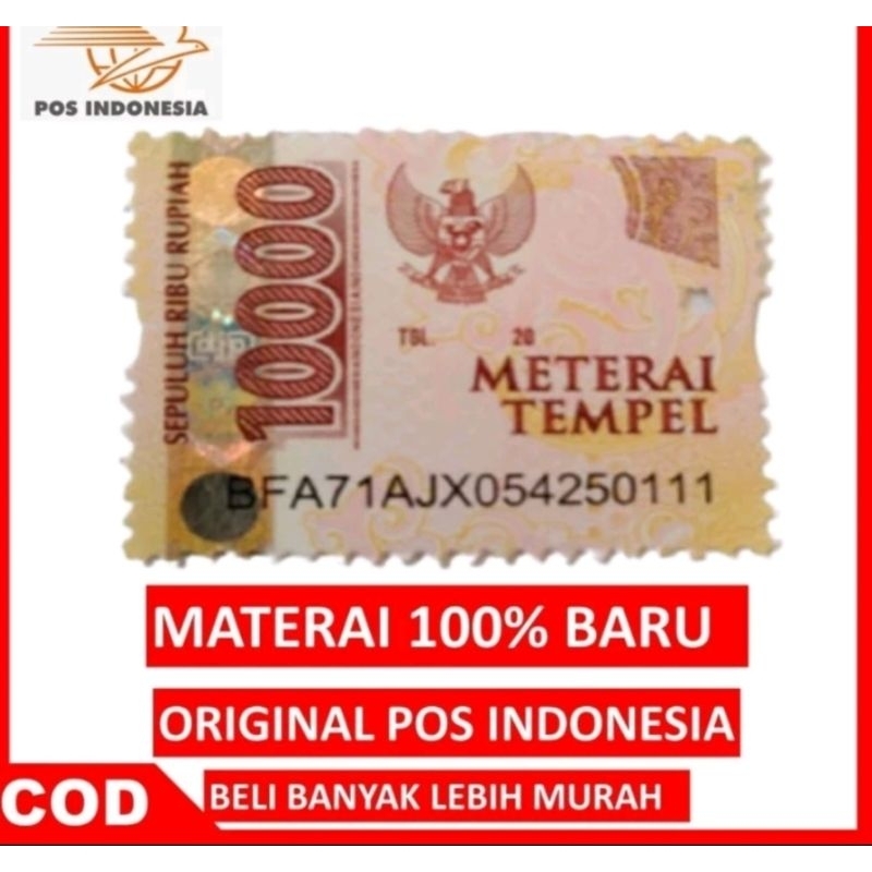 

Materai 10000 [ 1 Pcs ]