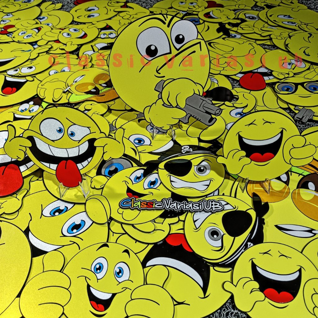 Hiasan wiper emoji Terbaru mainan wiper mobil truk bus