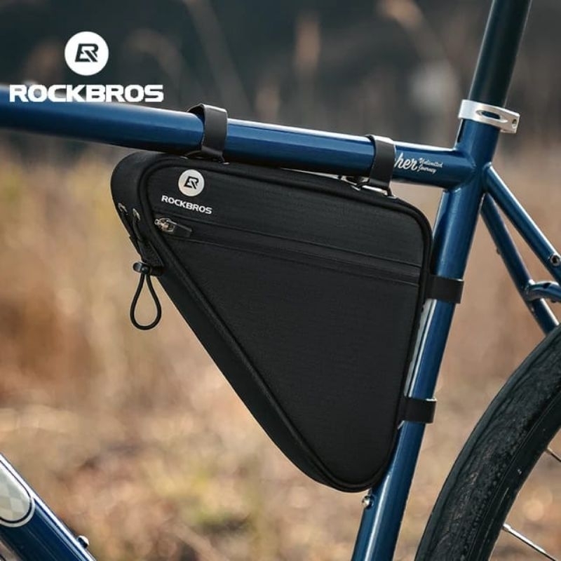 ROCKBROS B112 BICYCLE TRIANGLE FRAME BAG TAS SEPEDA ORIGINAL ROCKBROS 30180011001 TRIANGLE FRAME BAG