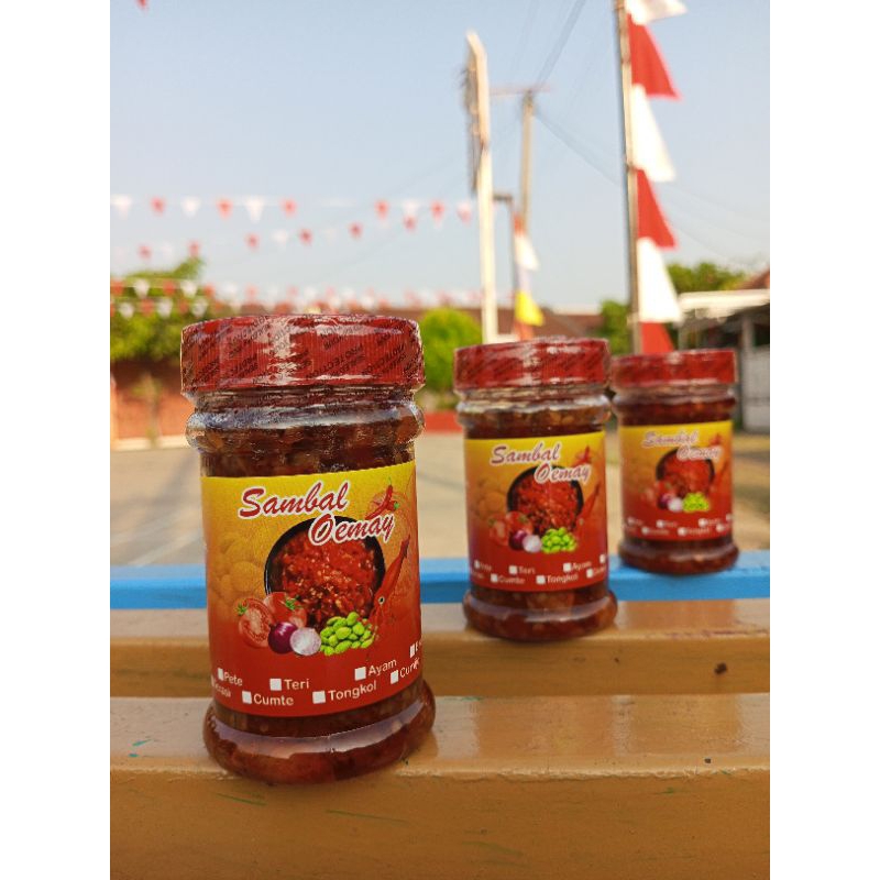 

paket hemat 1 sambal oemay/sambal cumi