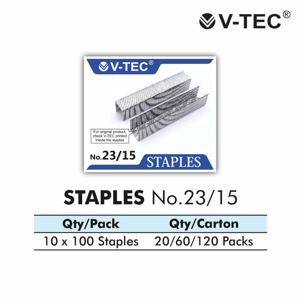 

ISI STAPLES VTEC NO 23/15