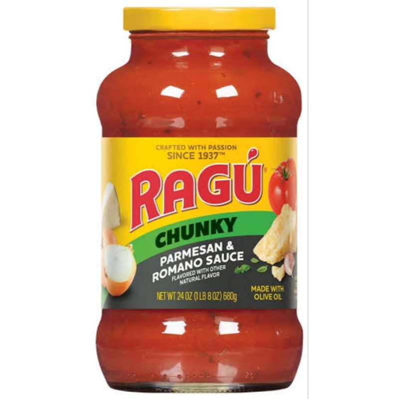 

Ragu Chunky Parmesan & Romano Sauce 680gr