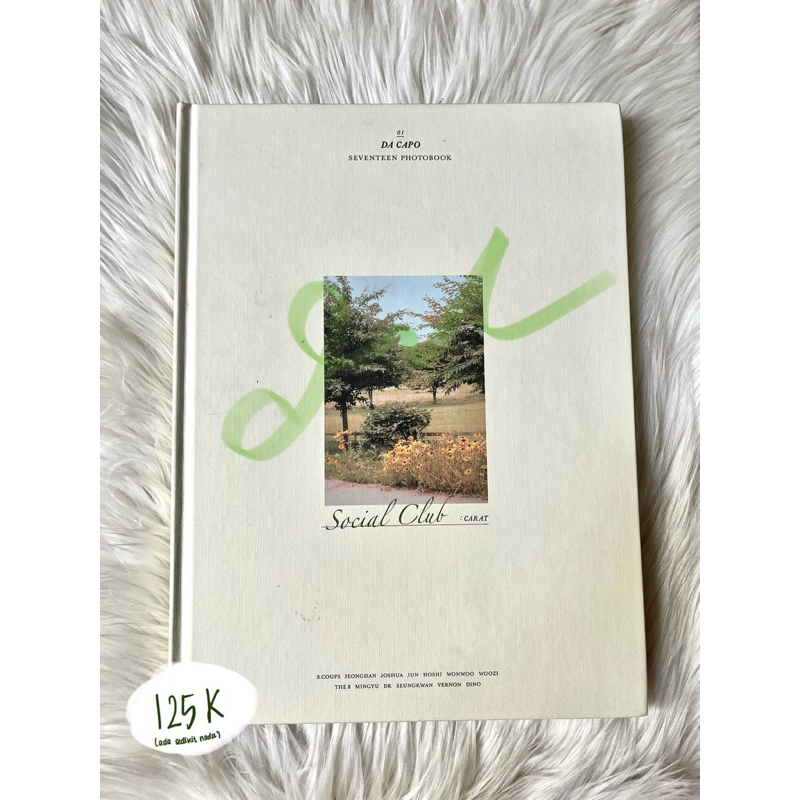 SEVENTEEN social club photobook only da capo unsealed
